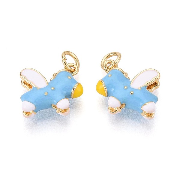 Brass Enamel Pendan… - image
