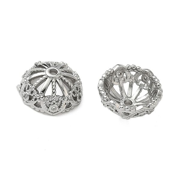 Brass Micro Pave Cl… - image