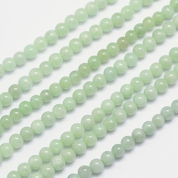 Natürliche Jadeite Perle Stränge