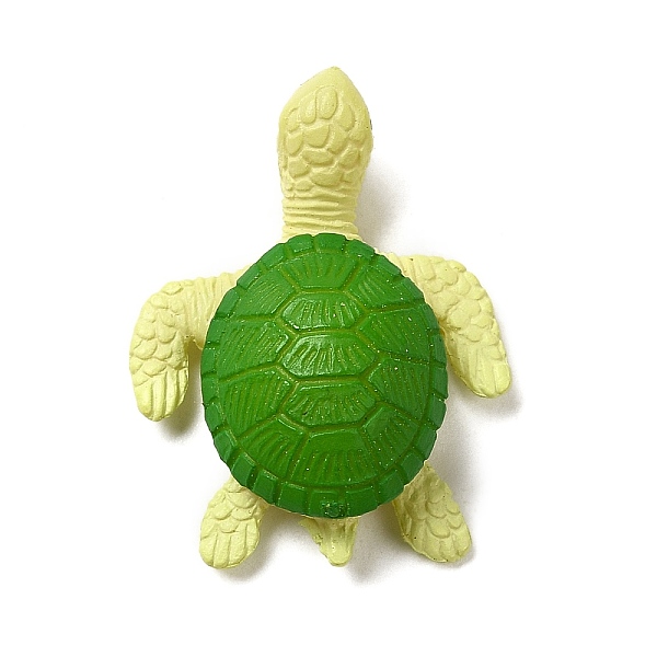 

PandaHall Opaque Resin Pendants, Turtle Charms with Platinum Plated Iron Loops, Lime Green, 30x23x10mm, Hole: 2mm Iron+Resin Turtle