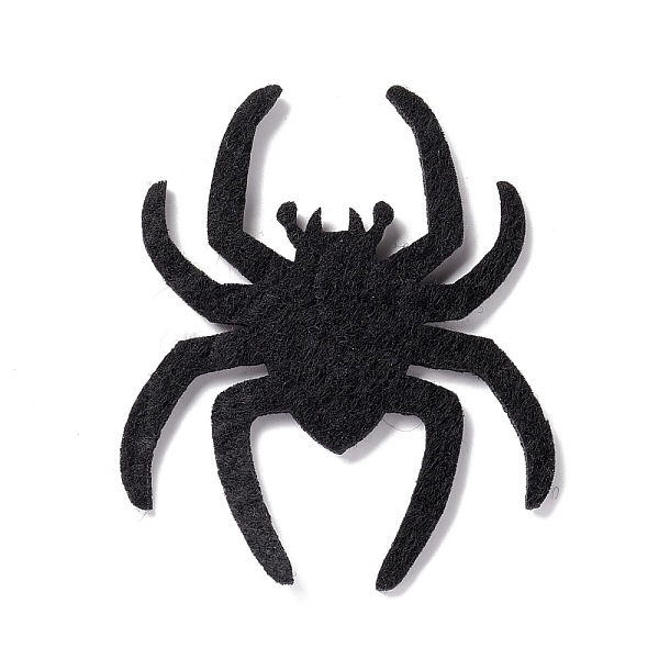 

PandaHall Wool Felt Spider Party Decorations, Halloween Themed Display Decorations, for Decorative Tree, Banner, Garland, Black, 57x47x2mm...