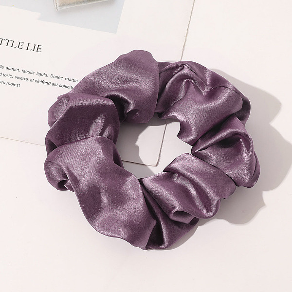 

PandaHall Satin Face Elastic Hair Accessories, for Girls or Women, Scrunchie/Scrunchy Hair Ties, Old Rose, 120mm Cloth