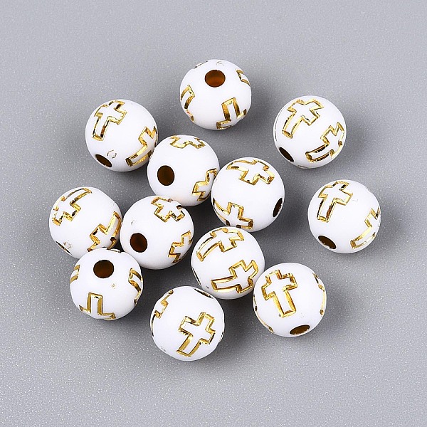 600個メッキアクリルビーズ