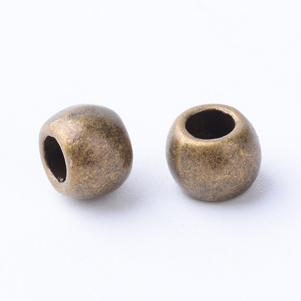 

PandaHall Tibetan Style Alloy Spacer Beads, Rondelle, Cadmium Free & Nickel Free & Lead Free, Antique Bronze, 6x4mm, Hole: 3mm Alloy...