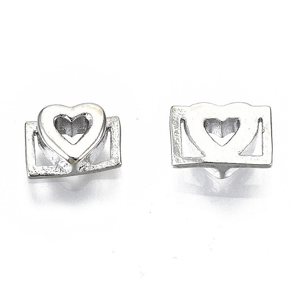 

PandaHall Brass Cabochons, Cadmium Free & Nickel Free & Lead Free, Fit Floating Locket Charms, Heart, Real Platinum Plated, 5x7x2mm Brass...