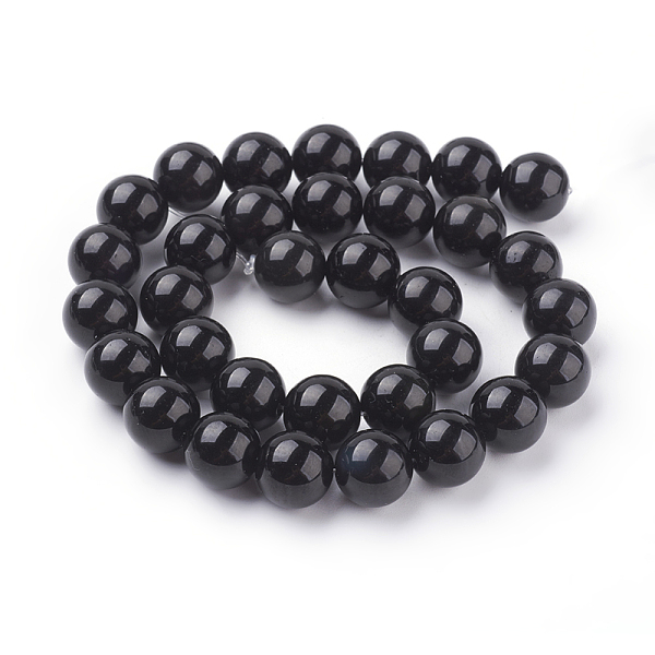 Natürlichen Obsidian Perlen Stränge