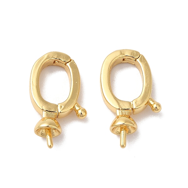 

PandaHall Brass Pendant Bails, Real 18K Gold Plated, 14.5x4x8.5mm Brass