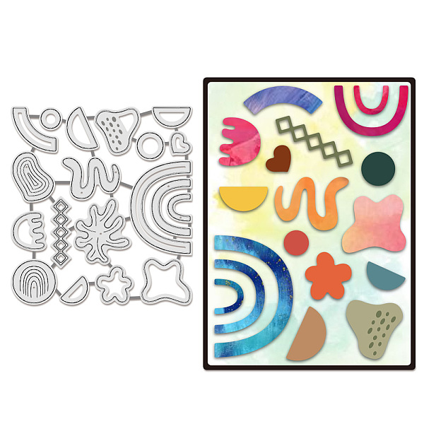 

PandaHall BENECREAT Boho Elements Cutting Dies, Floor Mat Comb Stencils 3.6x3.3" Decorative Embossing Stencils for Scrapbooking, Photo Album...