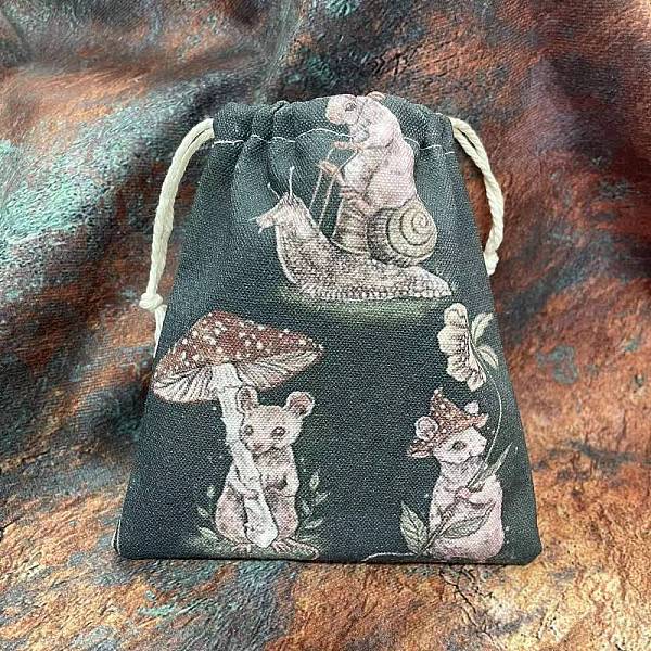 

PandaHall Rectangle Canvas Cloth Tarot Cards Storage Pouches, Jewelry Drawstring Storage Bags, for Witchcraft Articles Storage, Mouse...