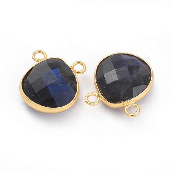 

PandaHall Natural Labradorite Charms, with Golden Plated Brass Findings, Faceted, Teardrop, 15~16x14~14.5x6mm, Hole: 1.8mm Labradorite...