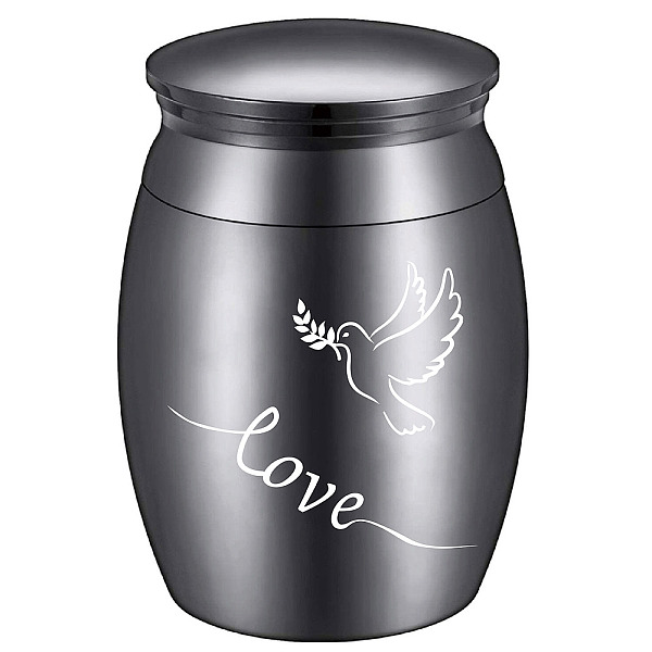 

PandaHall CREATCABIN Mini Urn Small Keepsake Bird Cremation Urns Ashes Holder Miniature Burial Funeral Paw Container Jar Engraving Stainless...