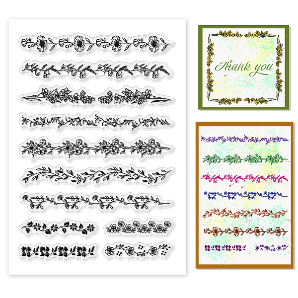 

PandaHall Custom PVC Plastic Clear Stamps, for DIY Scrapbooking, Photo Album Decorative, Cards Making, Flower, 160x110x3mm Plastic Flower...