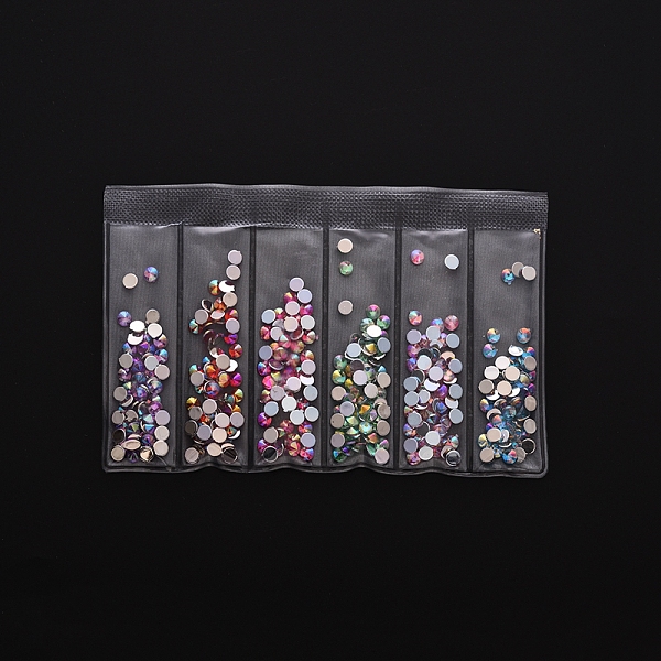 

PandaHall Six-Color Acrylic Rhinestone Nail Art Decoration, Flat Back Plated Platinum, Diamond, Mixed Color, 4x2mm, about 320pcs/bag..., Multicolor