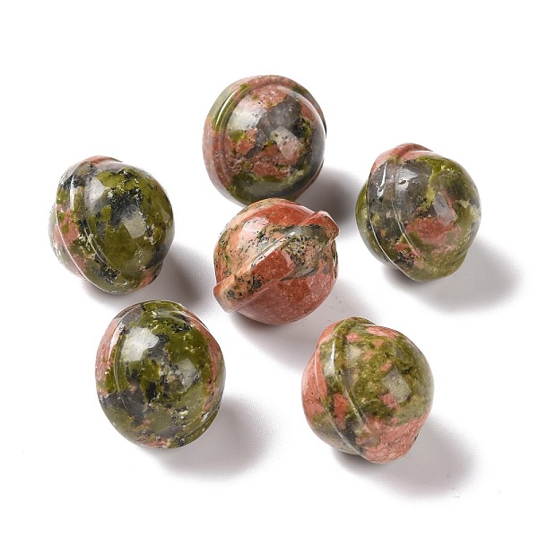 

PandaHall Natural Unakite Display Decorations, Gemstone Figurine, Planet, 20x18mm Unakite Planet