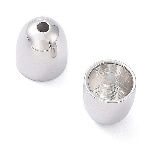 

PandaHall Brass Cord Ends, End Caps, Cone, Real Platinum Plated, 8x7mm, Hole: 1.5mm, Inner Diameter: 6mm Brass Cone