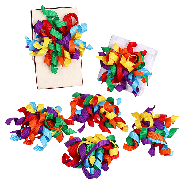 16 ornement en polyester en forme de fleur