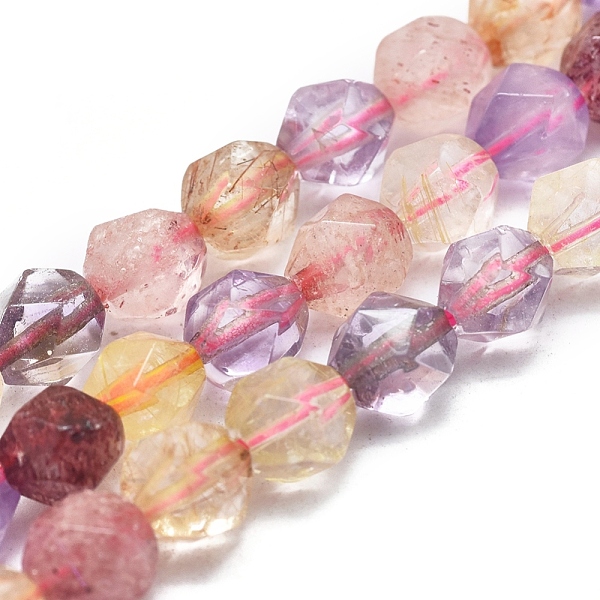 Natural Mixed Quartz Beads Strands