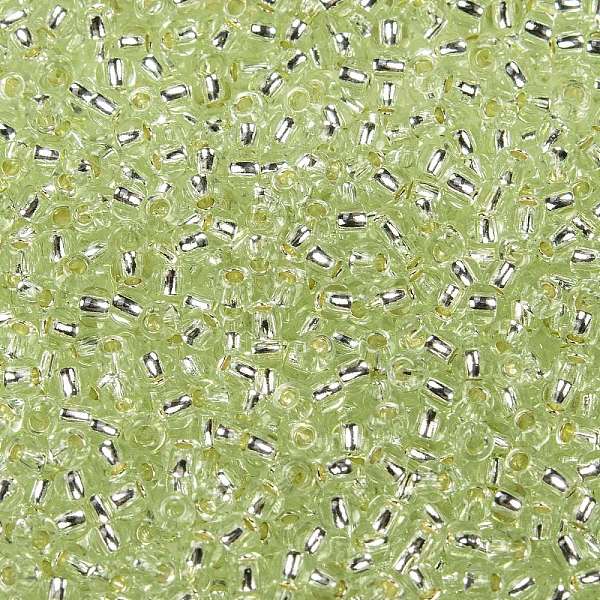

PandaHall TOHO Round Seed Beads, Japanese Seed Beads, (24L) Light Green Silver Lined, 11/0, 2.2mm, Hole: 0.8mm, about 1110pcs/10g Glass...