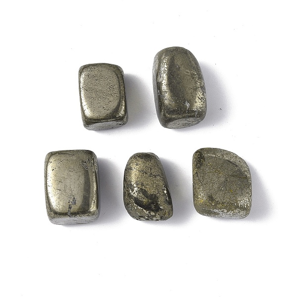 

PandaHall Natural Pyrite Beads, Rectangle, No Hole/Undrilled, 22.5~23.5x15~19x14.5~16mm Pyrite Rectangle