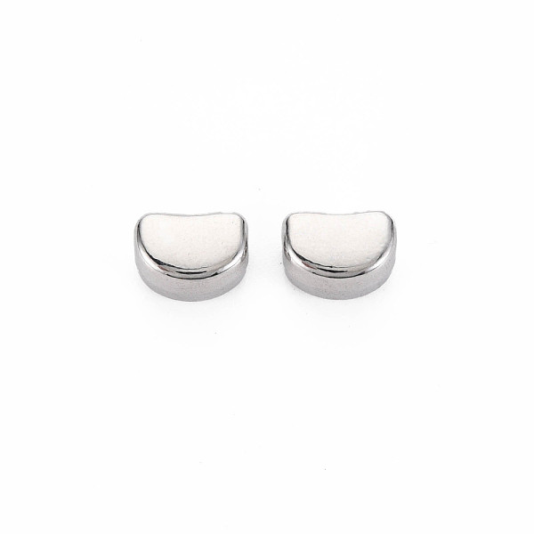 

PandaHall Rack Plating Alloy Beads, Cadmium Free & Nickel Free & Lead Free, Bean, Platinum, 10x7x5.5mm, Hole: 1.6mm Alloy Vegetables