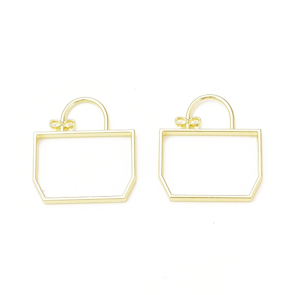 

PandaHall Rack Plating Alloy Bag Open Back Bezel Pendants, For DIY UV Resin, Epoxy Resin, Pressed Flower Jewelry, Cadmium Free & Nickel Free...