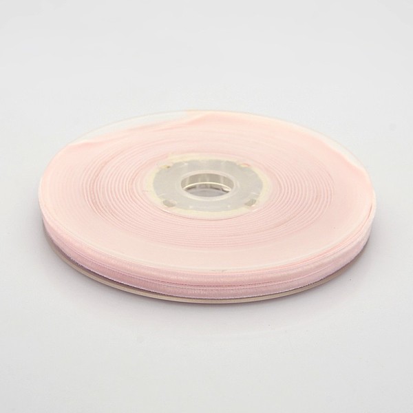 

PandaHall Polyester Velvet Ribbon for Gift Packing and Festival Decoration, Lavender Blush, 1/8 inch(4mm), about 100yards/roll(91.44m/roll)..., Pink