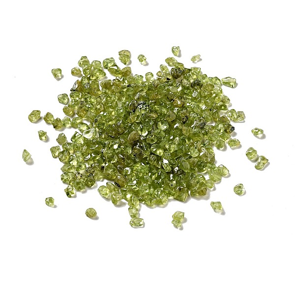 

PandaHall Natural Peridot Beads, No-hole/Undrilled, Chip, 1~13x1~9x0.5~6mm, about 11000pcs/kg Peridot Chip