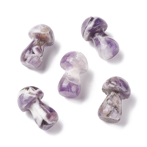 

PandaHall Natural Amethyst GuaSha Stone, Gua Sha Scraping Massage Tool, for SPA Relaxing Meditation Massage, Mushroom Shaped...