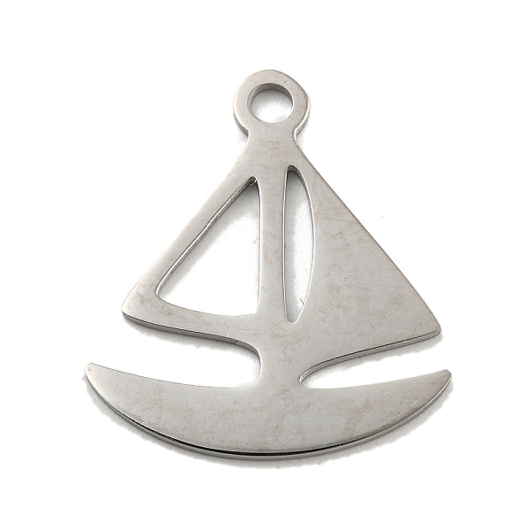 

PandaHall 304 Stainless Steel Pendants, Laser Cut, Boat/, Ship, 25x22x1mm, Hole: 3mm 304 Stainless Steel Ship