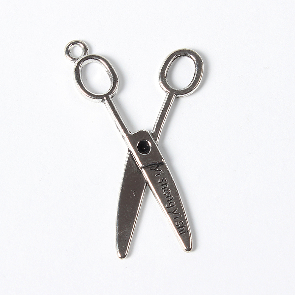 

PandaHall Tibetan Style Alloy Pendants, Scissors, Antique Silver, Lead Free and Cadmium Free and Nickel Free, 39x20x2mm, Hole: 2mm Alloy...