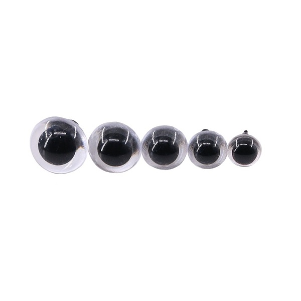 

PandaHall Craft Plastic Doll Eyes Stuffed Toy Eyes, Safety Eyes, Clear, 10mm Plastic