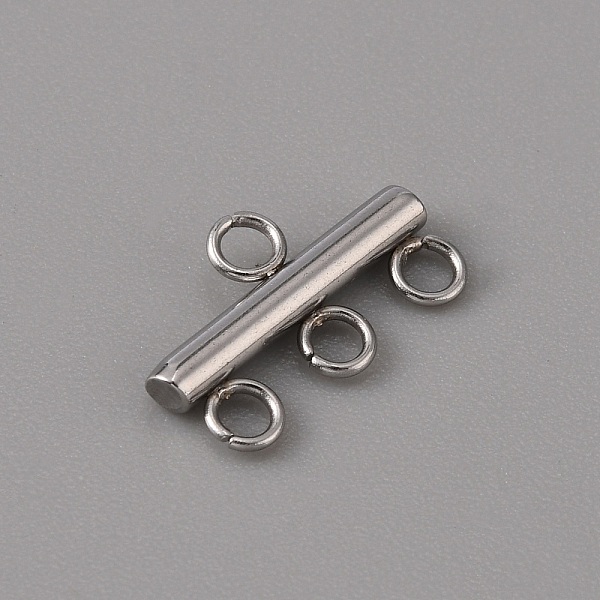 

PandaHall 304 Stainless Steel Chandelier Component Links, 4 Loop Connector, Stainless Steel Color, 9x15x2.5mm, Hole: 2mm 304 Stainless Steel...