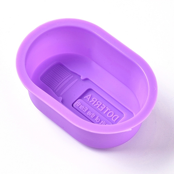 

PandaHall Food Grade Silicone Molds, Fondant Molds, For DIY Cake Decoration, Chocolate, Candy, UV Resin & Epoxy Resin Jewelry Making, Oval..., Purple