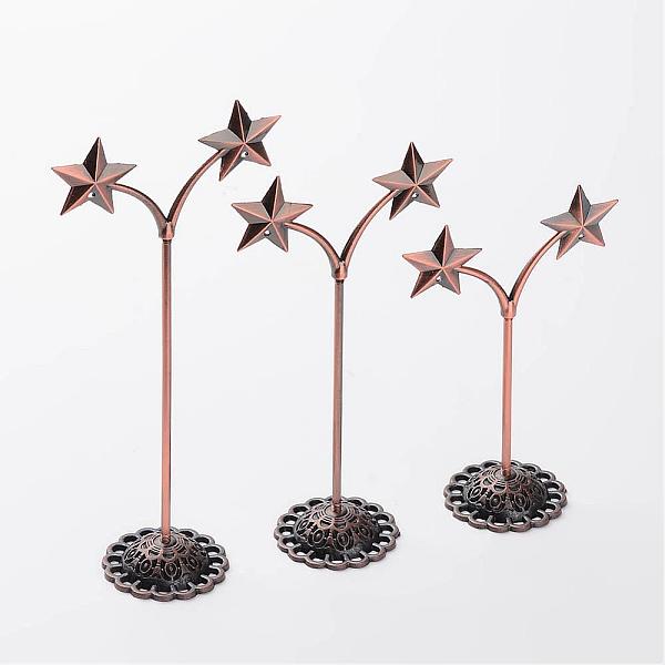 

PandaHall 3 Pcs Iron Earring Displays Sets, Jewelry Display Rack, Jewelry Tree Stand, Saddle Brown, 98x63x35mm, 120x63x35mm, 140x63x35mm...