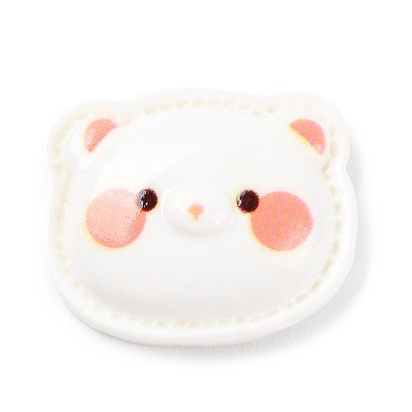 

PandaHall Animal Theme Opaque Resin Cabochons, Jewelry Making, Bear, 19x23x7mm Resin Bear