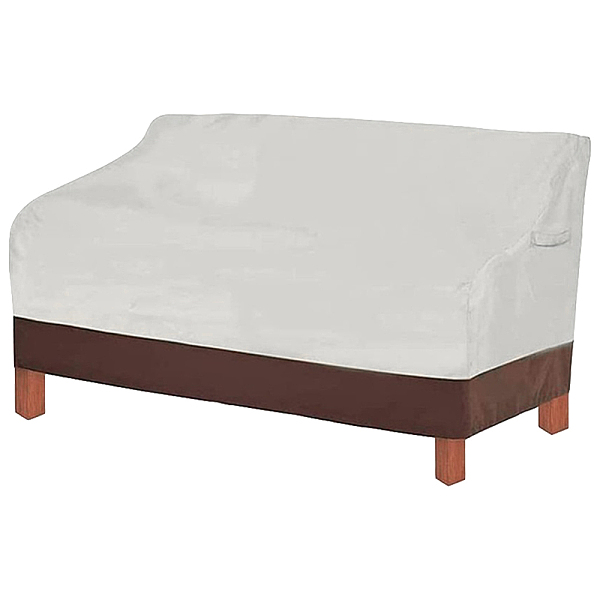 Housse de canapé imperméable en tissu Oxford argenté
