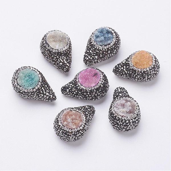 Handmade Polymer Clay Rhinestones Beads