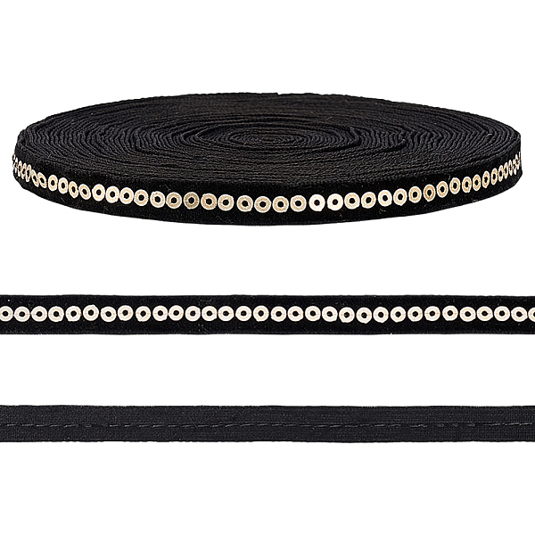 10 Yards Black Nylon Ribbon