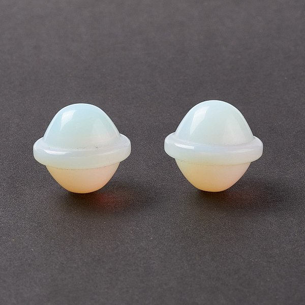 

PandaHall Opalite Beads, No Hole, Saturn Shape, 19x20mm Opalite Planet