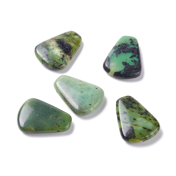 

PandaHall Natural Serpentine Jade Pendants, Trapezoid, 30x22x6.5mm, Hole: 1mm Serpentine Trapezoid