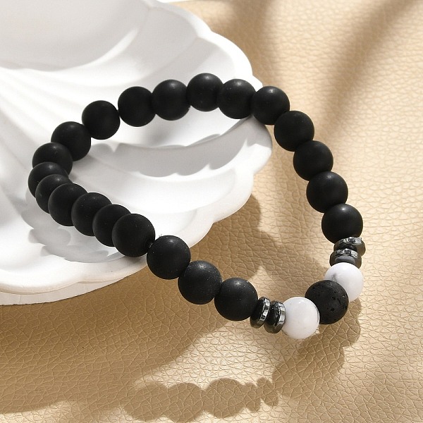8Mm Round Frosted N… - image