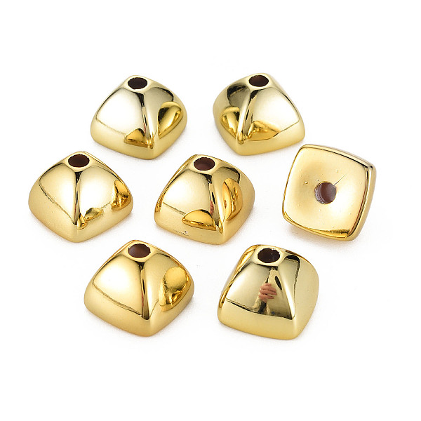

PandaHall UV Plating Acrylic Beads, Cone, Gold, 15.5x15.5x11.5mm, Hole: 3.5mm Acrylic Cone Gold