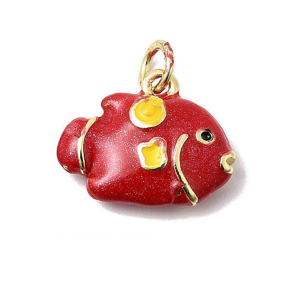 Brass Enamel Pendants