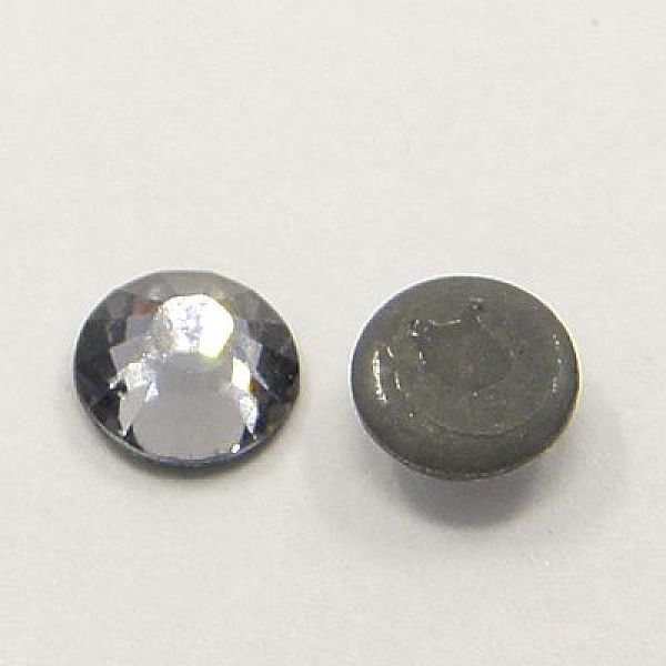 

PandaHall Glass Hotfix Rhinestone, Grade AA, Flat Back & Faceted, Half Round, Black Diamond, SS30, 6.3~6.5mm, about 288pcs/bag Glass..., Gray