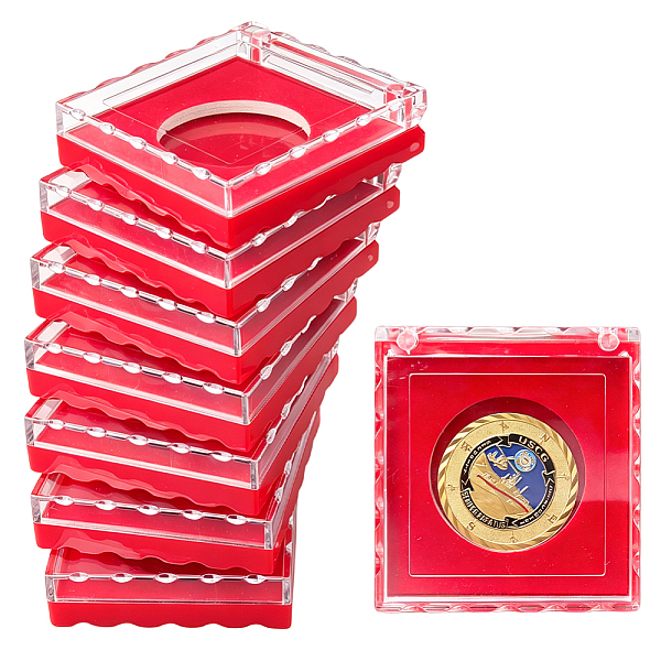 Plastic Coin Storage Box