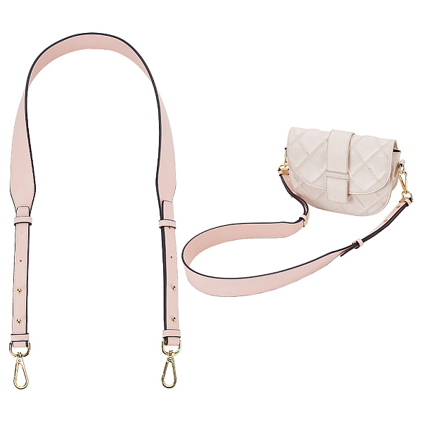 

PandaHall WADORN Adjustable Leather Purse Strap, 44.5 Inch Cowhide Leather Crossbody Shoulder Strap Wide Bag Strap Replacement Handbag Strap...
