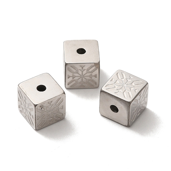 

PandaHall 304 Stainless Steel Beads, Cube, Stainless Steel Color, 8x8x8mm, Hole: 2mm 304 Stainless Steel Cube