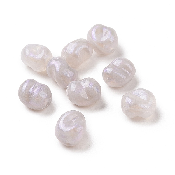 

PandaHall Opaque Acrylic Beads, Glitter Beads, Rice, Rosy Brown, 16x13.8x11.5mm, Hole: 1.8mm, about 333pcs/500g Acrylic Rice