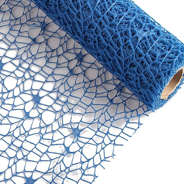 

PandaHall Cloth Mesh for Flower Bouquet Wrapping, Royal Blue, 4500x500mm Cloth