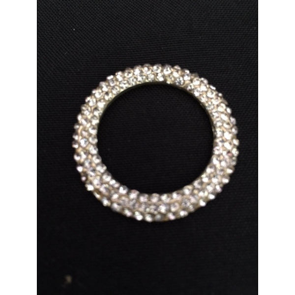 

PandaHall Alloy Rhinestone Linking Rings, Platinum, 32x3mm Alloy+Rhinestone Ring